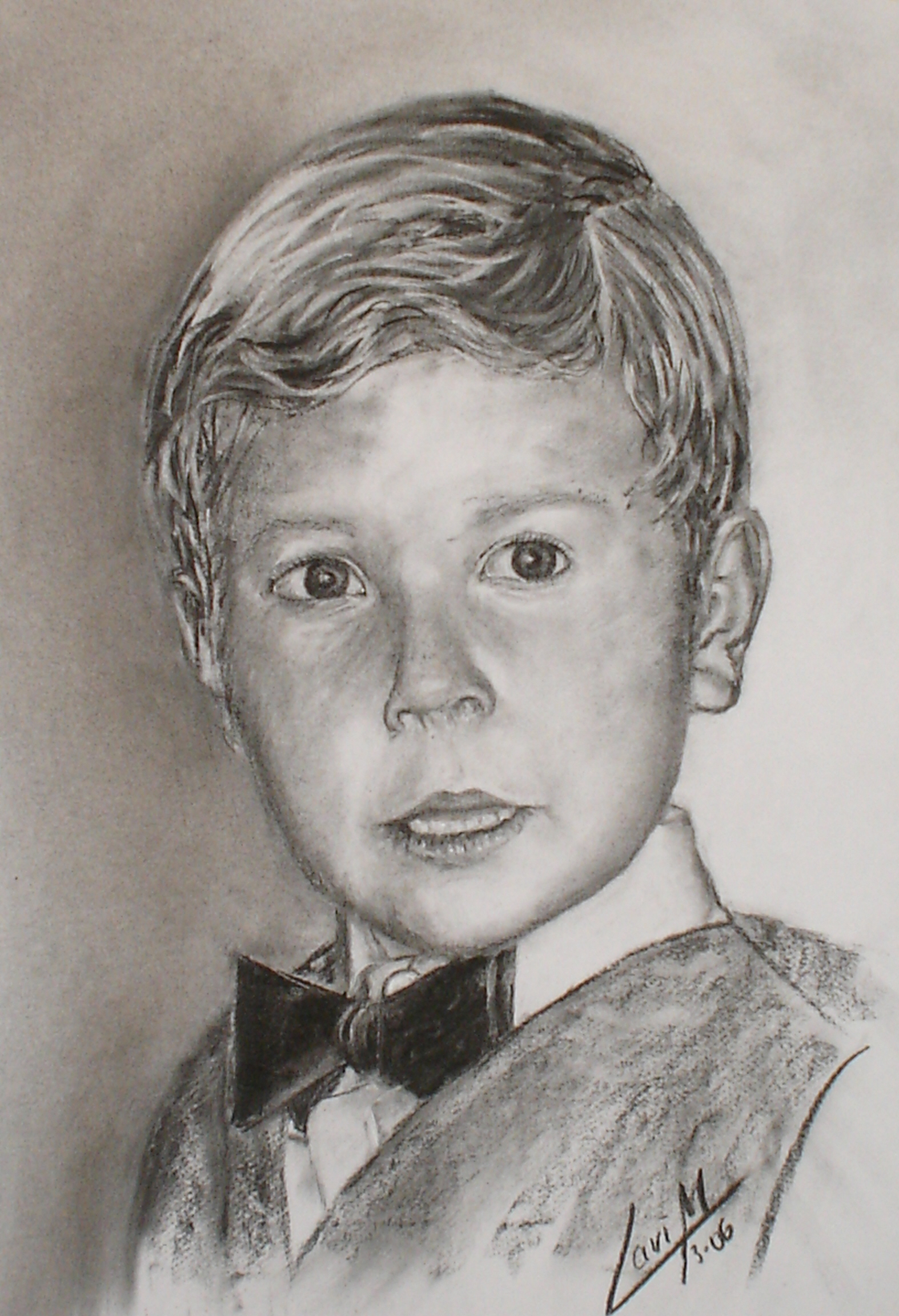 Retrato de Alvaro 3 años