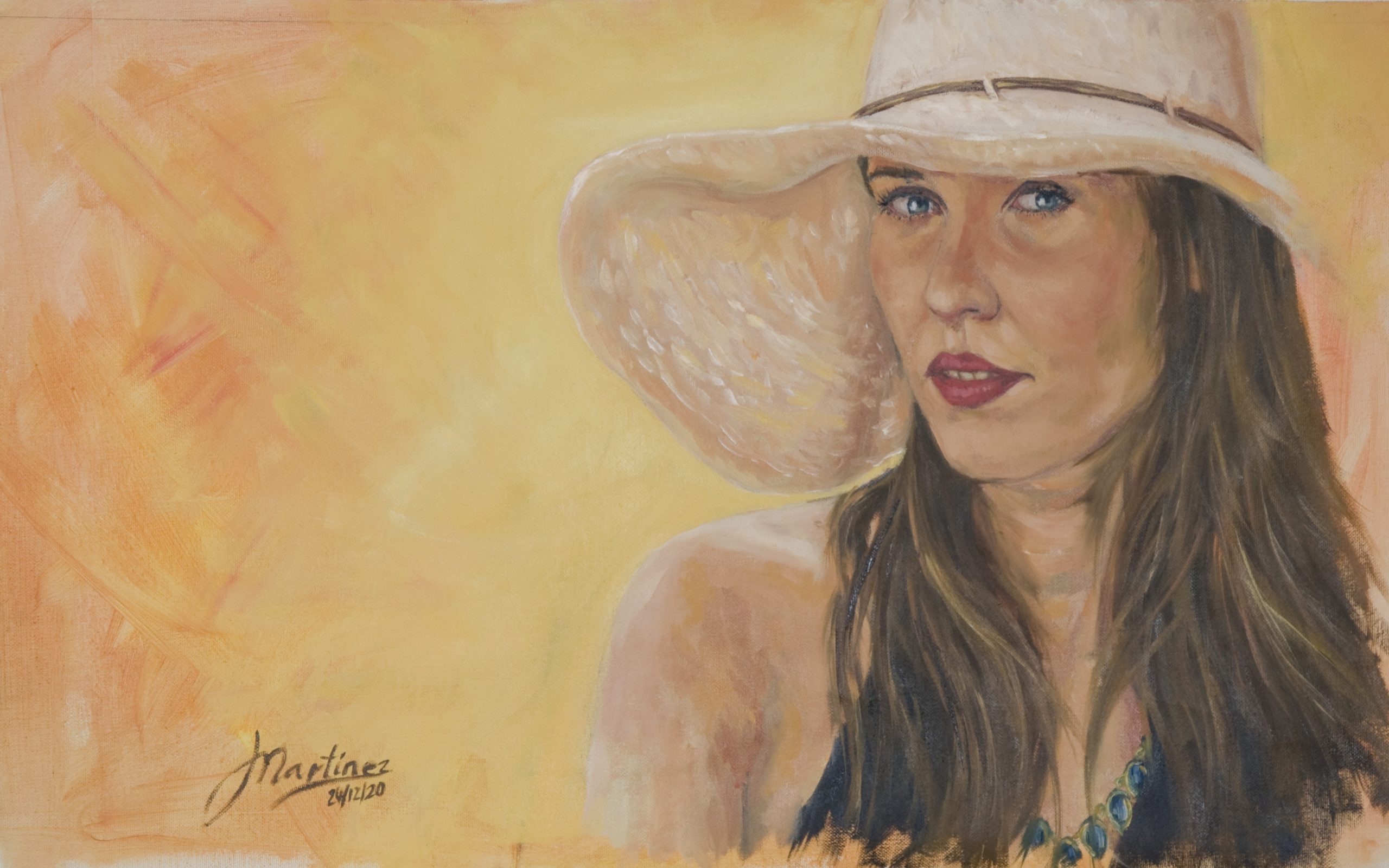 Mujer con sombrero