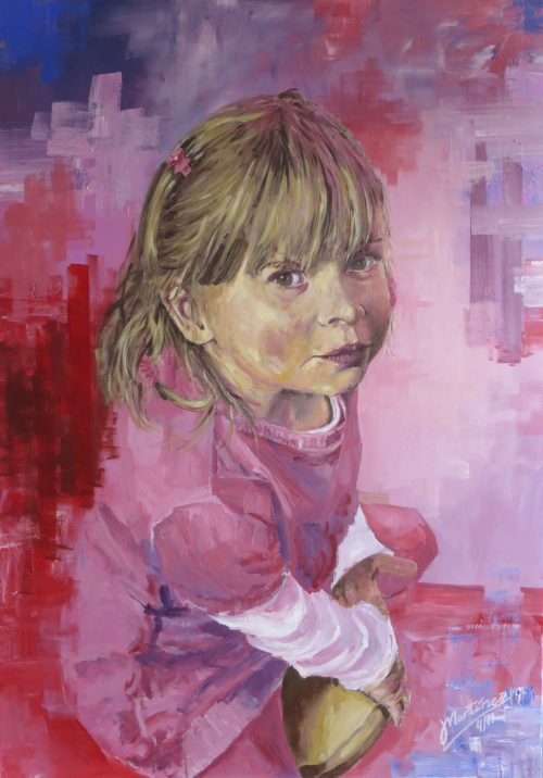 Valeria en rosa